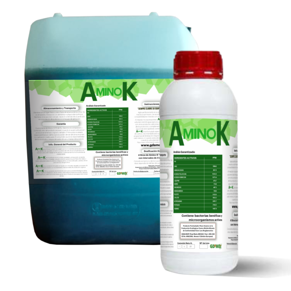 Agrícola - AMINOK-Estimulador y Corrector de Deficiencias.