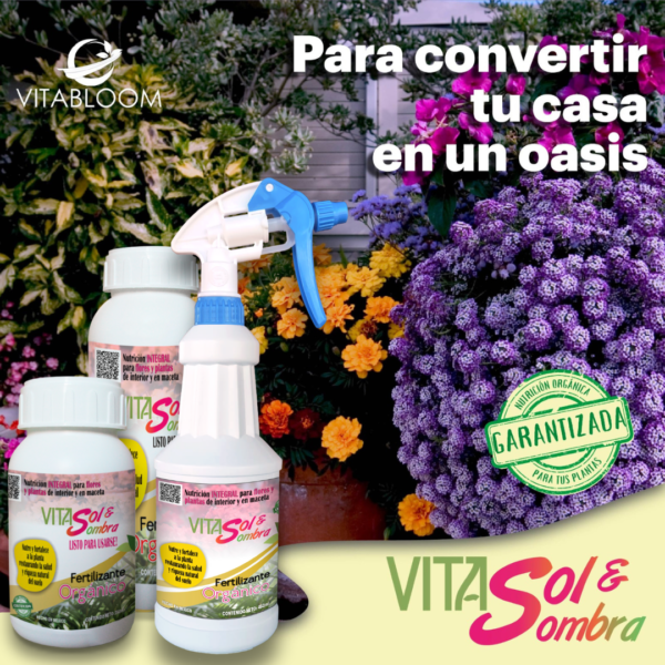 VITASOL y SOMBRA, Nutrición Orgánica para Ornamentales