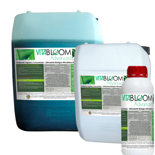 Agrícola - VITABLOOM ADVANCED-Fertilizante <br>Multienzimático Enriquecido