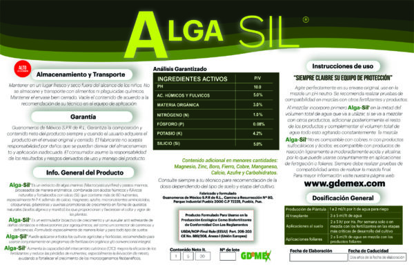 Agrícola - ALGASIL-Bioestimulante de Algas y Pastos Marinos - Imagen 2