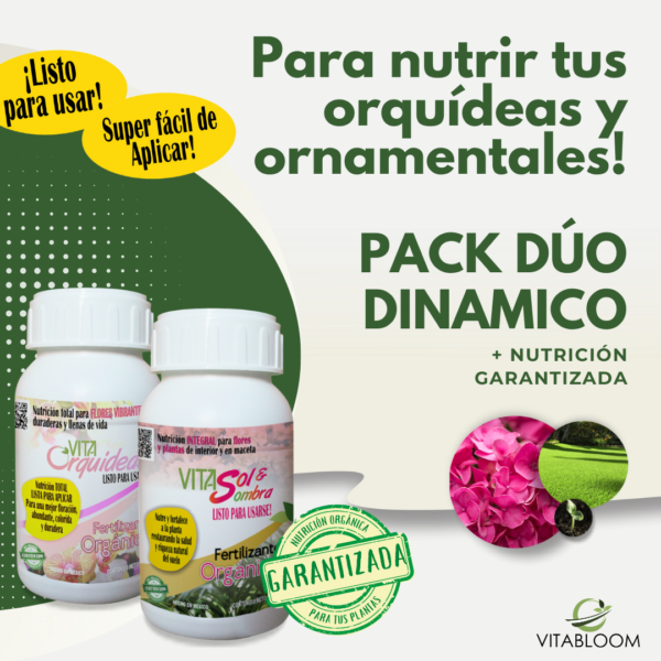 Pack Dúo Dinámico, ORQUIDEAS y ORNAMENTALES