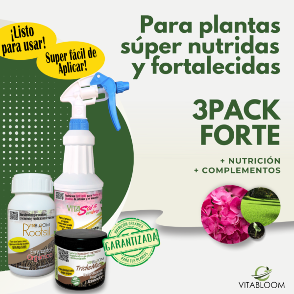 3PACK Nutrición <br>+ Hormonas Naturales <br>+ Protección de Raíz