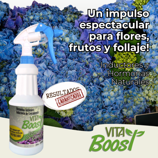 VITABOOST<br>Aumento Natural de <br>Floración, Frutos y Follaje