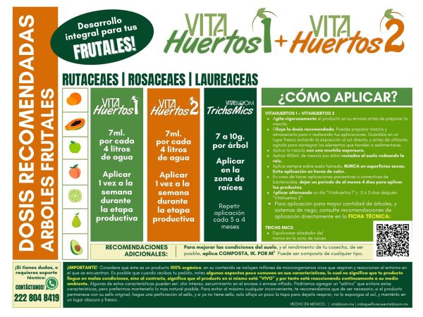 VITAHUERTOS DÚO<br> Nutrición Especializada <br>para FRUTALES - Imagen 3